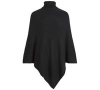 VILA CLOTHES Viril Rollneck Knit Poncho - Noos, Donna, Nero (Black), Taglia Unica