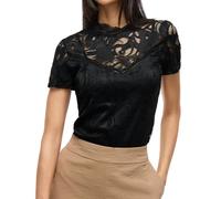 T-shirt Vila Clothes VISTASIA S/S LACE Nero IT 48