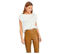 Vila Ellette Short Sleeve Satin T-shirt 44