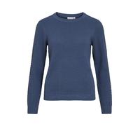 Vila Donna Vidalo O-Neck L/S Knit Top Noos, Vendimia Índigo, XXL