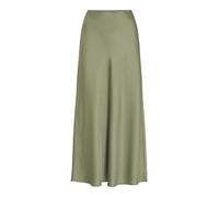 Vila Donna Viellette HW Long Skirt-Noos - Gonna Satinata, Verde Olio., 50