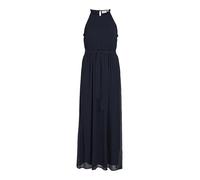 Vila Vifalia Belted Long Dress-Noos/Dc Abito Lungo con Cintura, Blazer Blu Marine, 46 Donna