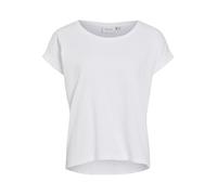 Vila - T-shirt con scollo a barchetta bianca-Bianco 2XL