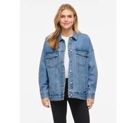 Vila - Giacca di jeans oversize in denim chiaro-Blu 40