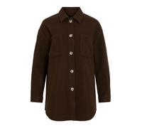 VILA Giacca di mezza stagione 'VIKimmi' marrone scuro Donna - Abbigliamento - Taglie comode - Giacche VILA S