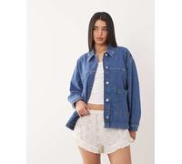 Giacca in denim Blu 42 (IT) - 38 (FR) Tinta unita
