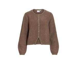 VILA Giacchetta 'VIPIGGA' marrone Donna - Abbigliamento - Taglie comode - Pullover e cardigan - Cardigan VILA L