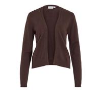 VILA Giacchetta 'VIRIL' marrone scuro Donna - Abbigliamento - Taglie comode - Pullover e cardigan - Cardigan VILA S