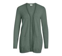 VILA Giacchetta 'VIRil' verde scuro Donna - Abbigliamento - Taglie comode - Pullover e cardigan - Cardigan VILA XS
