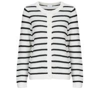 Vila Gilet / Cardigan VIDALO O-NECK in Bianco EU S