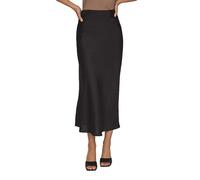 Vila Viellette HW Long Skirt-Noos Gonna Lunga, Nero, 48 Donna