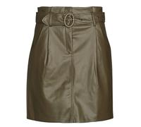 Vila Gonna VICHOOSY HW COATED SKIRT in Marrone IT 38