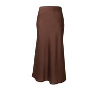 Vila Gonna Midi da Donna a Vita Alta, Chicco di caffè, 48