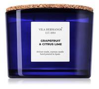 Vila Hermanos Apothecary Cobalt Blue Grapefruit & Citrus Lime candela profumata 350 g
