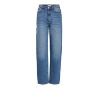 Vila - Vikelly Jaf Hw Straight Jeans-Noos Blu - Abbigliamento 34 X 30 Blu