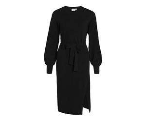 Vila Knitted Dress Belted Midi | Abito lavorato a maglia