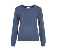 Viril O-Neck L/S Knit Top - Noos, Vendimia Índigo, S