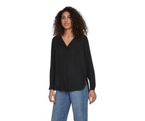 VILA - Lucy L/S Shirt - - Blouses & Shirts - Donna - Nero - S