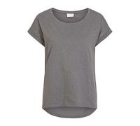Vila Vidreamers New Pure T-Shirt/su-Noos, Melange Grigio Medio, M Donna