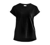 Vila Clothes Black Cotton T-Shirt - IT38|XS