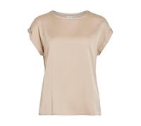 Vila Viellette S/S Satin Top/su-Noos T-Shirt, Cement, 44 Donna