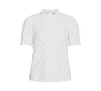 Vila Maglietta da Donna Vikawa S/S Flounce Top/su-Noos, Optical Snow, S
