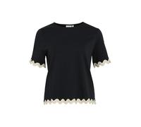 Vila Vicalisa O-Neck 2/4 Top, Nero, XS Donna