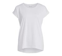 Vila - T-shirt con scollo a barchetta bianca-Bianco XS