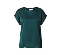 Vila Viellette S/S Satin Top-Noos Camicia a Maniche Corte, Pino Ponderosa, 36 Donna