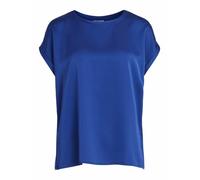 Vila Viellette S/S Satin Top/su-Noos T-Shirt, Mazarine Blue, 48 Donna