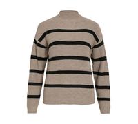 VILA Maglione Righe Collo Alto Basic Maglia a Maniche Lunghe VIRIL NUOVO