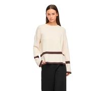 VILA Pullover 'VIRIL' beige / marrone Donna - Abbigliamento - Taglie comode - Pullover e cardigan - Pullover VILA L