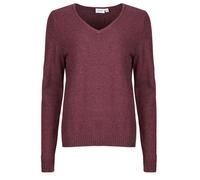 Vila Maglione VIRIL V-NECK L/S in Bordeaux EU XS