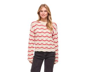 Vila Maglione Wave O-neck Pointelle Knit