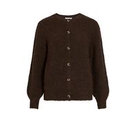 Vila Vilampe Mpe O-Neck L/S Knit Cardigan Noos, Chicco di caffè, XS Donna