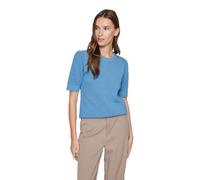 Vila Neck Knit Top Vidalo-Maglia a Girocollo, S/S, Noos, Blu Blissful, XXL Donna