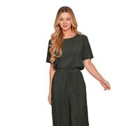 Vila Neck Top Viplisa Noos-Maglietta Girocollo S/S, Deep Depths, XS Donna