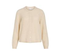 Vila Neck Vilory O-Collo L/S Knit Cardigan Noos, Guscio di Sabbia, S Donna
