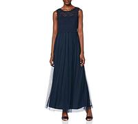 Vila NOS Donna Vilynnea Maxi Dress - Noos Vestito Elegante Not Applicable, Blu (Total Eclipse Total Eclipse), 48 (Taglia Produttore: 42)