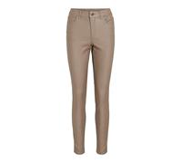 Vila Pantaloni da Donna Slim Fit Visarah Rivestiti, Fungi, S