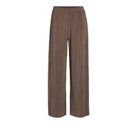 Vila Plisa Loose Fit High Waist Pants Marrone S Donna