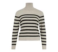 VILA Pullover 'KERRY' beige / nero Donna - Abbigliamento - Taglie comode - Pullover e cardigan - Pullover VILA S