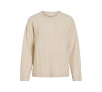 VILA Pullover 'LIGA' beige Donna - Abbigliamento - Taglie comode - Pullover e cardigan - Pullover VILA XXL