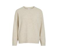 VILA - Maglione oversize color crema mélange-Bianco M