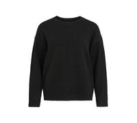VILA Pullover 'VILIGA' nero Donna - Abbigliamento - Taglie comode - Pullover e cardigan - Pullover VILA XL