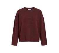 VILA Pullover 'VILiga' rosso scuro Donna - Abbigliamento - Taglie comode - Pullover e cardigan - Pullover VILA S