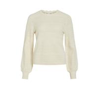 VILA Pullover 'VIMilos' bianco Donna - Abbigliamento - Taglie comode - Pullover e cardigan - Pullover VILA S