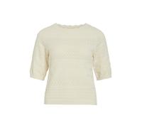 VILA Pullover 'VIMilos' bianco lana Donna - Abbigliamento - Taglie comode - Pullover e cardigan - Pullover VILA XL