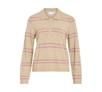 VILA Pullover 'VIRil' beige / rosa antico Donna - Abbigliamento - Taglie comode - Pullover e cardigan - Pullover VILA M