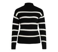 VILA Pullover 'VIRil' nero / bianco, Taglia M